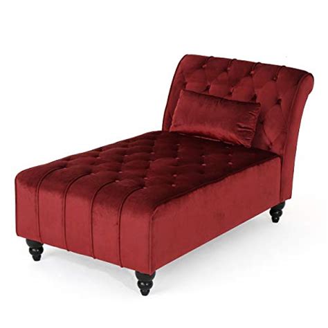 Amazon.com: Rafaela Modern Glam Tufted Velvet Chaise ... A chaise longue adds a touch of elegance to any room, with an opulent chaise longue from kingsgate furniture in kent, you can sit back in luxury.