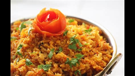 Tomato Rice South Indian Style Easy To Cook Youtube