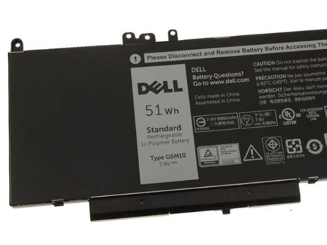 New Authentic Dell E5450 Battery 6mt4t G5m10