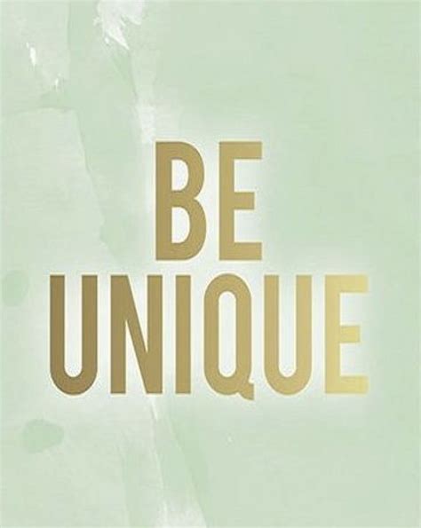 Be Unique Unique