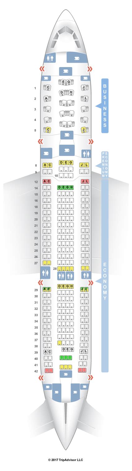 Seat Map Airbus A350 900 Delta Airlines Best Seats In The Plane