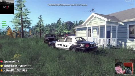 H1z1 Flying Teamkill With The Police Car Youtube