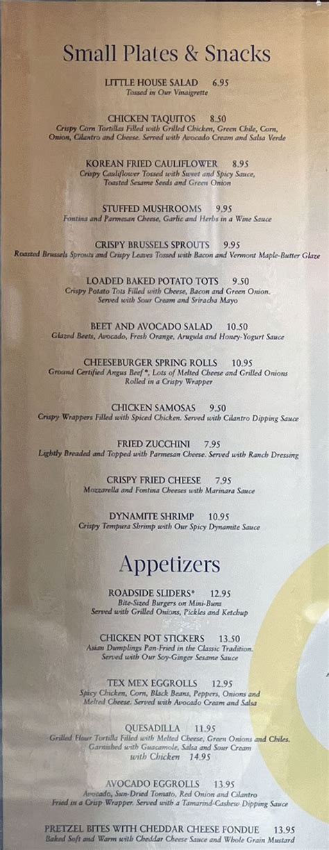 Cheesecake Factory Menu With Prices