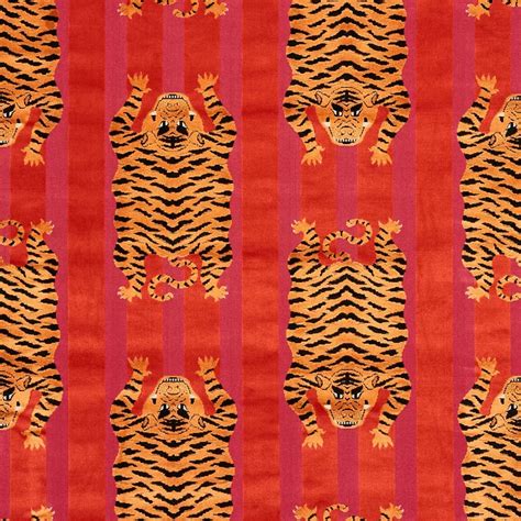 Jokhang Tiger Fabric In 2021 Fabric Cushion Fabric Outdoor Fabric