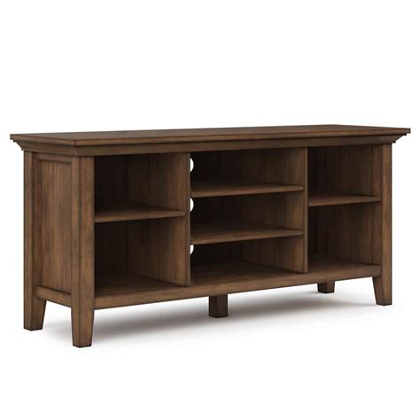 Simpli Home Redmond Solid Wood 53 In Wide Transitional Tv Media Stand