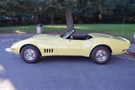 1968 Chevrolet Corvette Safari Yellow Convertible 427 Automatic 51313