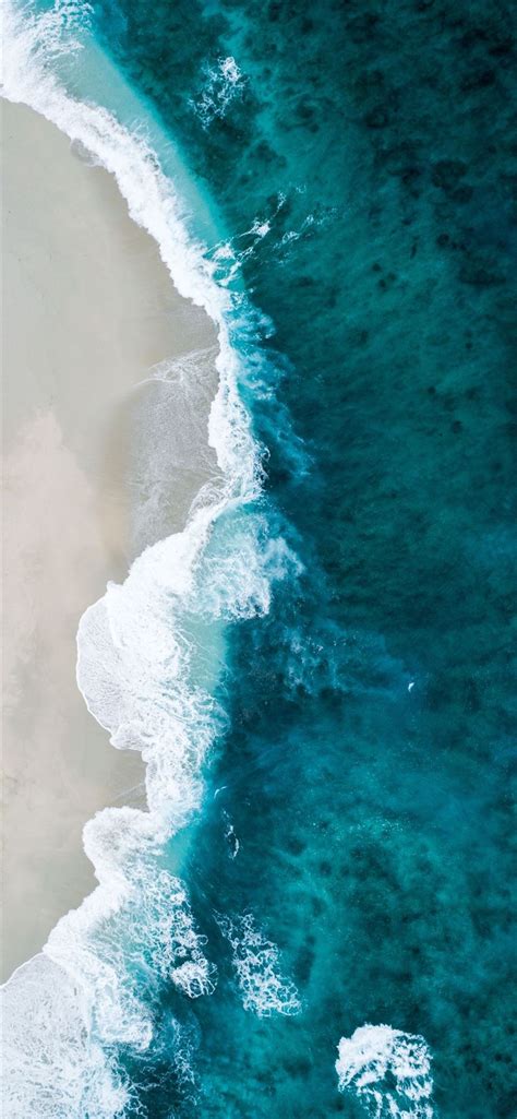 Aerial Photo Of Seashore Iphone 11 Wallpapers Free Download