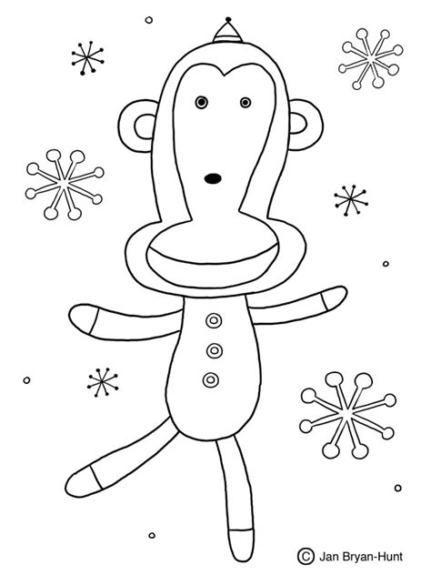 See more ideas about sock monkey pattern, monkey pattern, sock monkey. Sock Monkey Insanity: Sock Monkey Coloring Book...Page 2