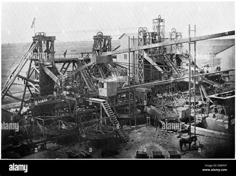 Washing Plant At De Beers Diamond Mines Kimberley C1900 In 1887 And