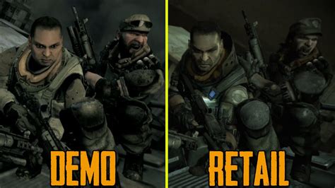 Killzone 2 E3 2007 Demo Vs Retail Ps3 Graphics Comparison Youtube