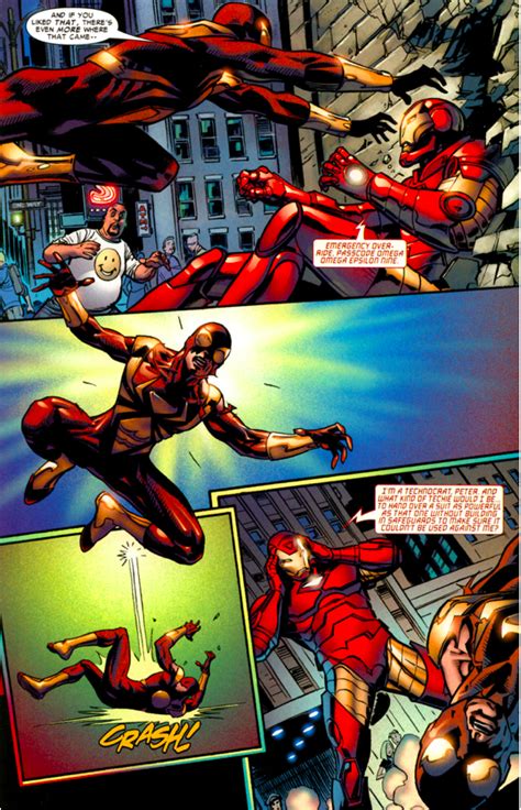 Spider Man Hacks The Iron Spider Suit Comicnewbies