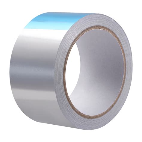 Uxcell 55mm X 20m Heat Resistant Aluminum Foil Adhesive Tape Silver