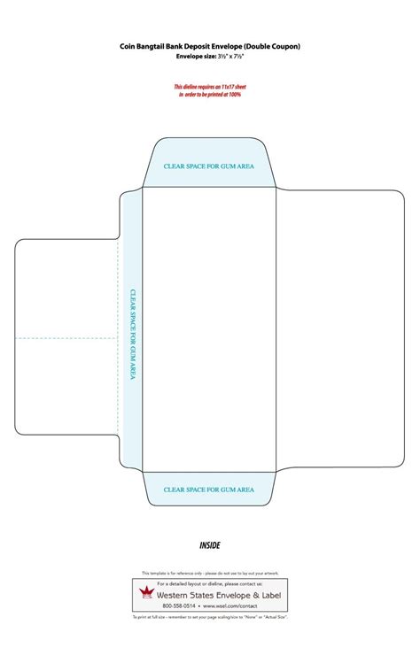 Size 10 Envelope Template