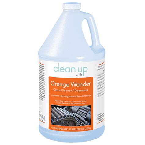 Clean Up Orange4 1 Gal Orange Wonder Citrus Cleanerdegreaser Citrus Scent