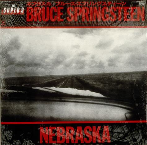 Bruce Springsteen Nebraska Top Obi Shrink Japanese Vinyl Lp Album