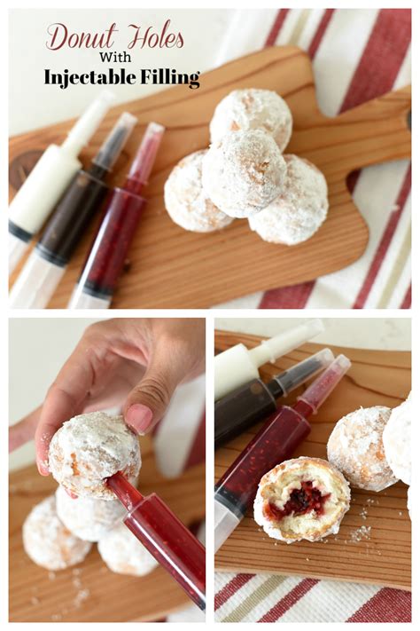 Easy Homemade Donut Holes With Injectable Filling Recipe Homemade