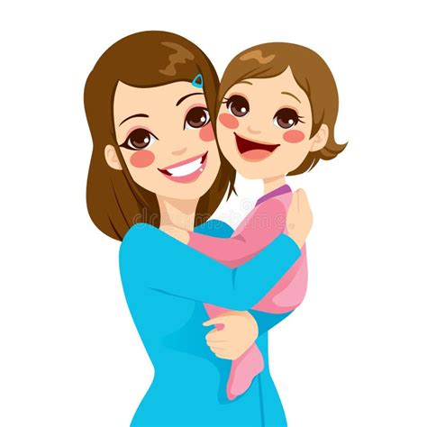 Mother And Daughter Stock Vector Illustration Of Portrait 32867692