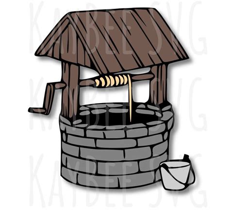 Water Well Svg Png  Clipart Digital Cut File Download For Cricut