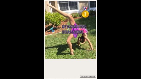 sister gymnastics challenge youtube