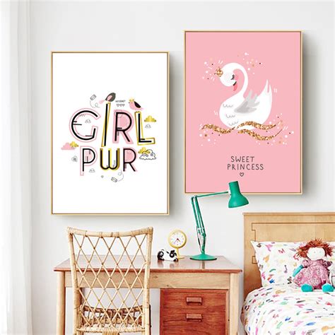 Buy Cute Girls Room Wall Art With Frame At 30 Off Staunton And Henry