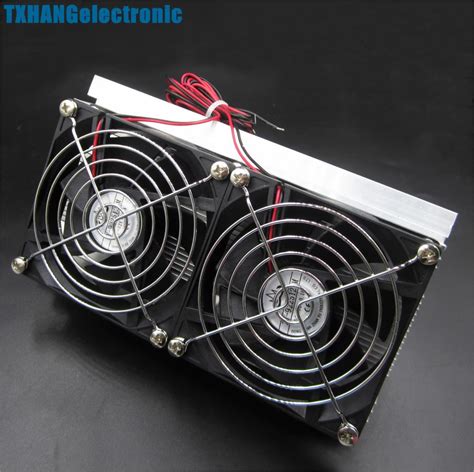 Thermoelectric Peltier Refrigeration Cooling System Kit Cooler Double