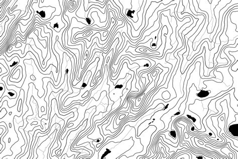 Yosemite Topographic Map Art Modern Map Art