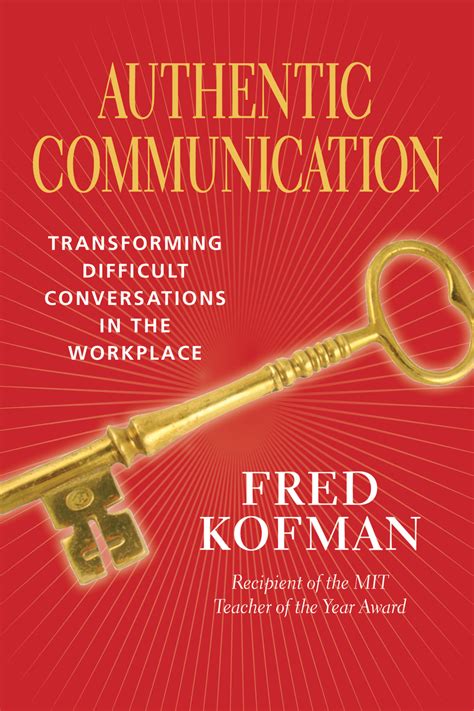 Authentic Communication By Fred Kofman Book Read Online