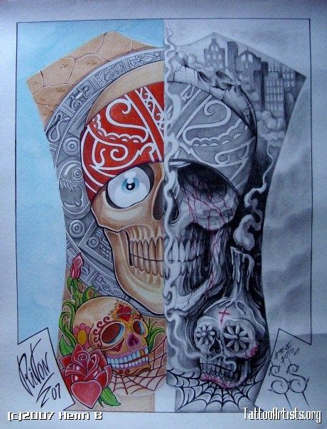 Maybe you would like to learn more about one of these? STEVE SOTO & ME50/50 tattooart | Chicano art tattoos, Evil art, Rainbow art