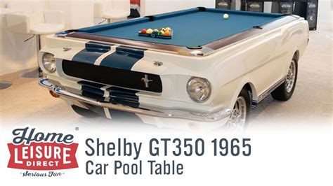 mustang shelby gt350 1965 car pool table youtube