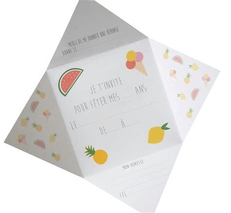 Carte d invitation anniversaire 10 ans carte d invitation anniversaire 8 ans invitation anniversaire nos cartes gratuites à imprimer cartes d invitation pour des anniversaires de licorne whats people lookup in this blog: DIY Carte d'anniversaire "SUMMER" - Little Menina - Jeux dès 3 ans pour une éducation positive ...