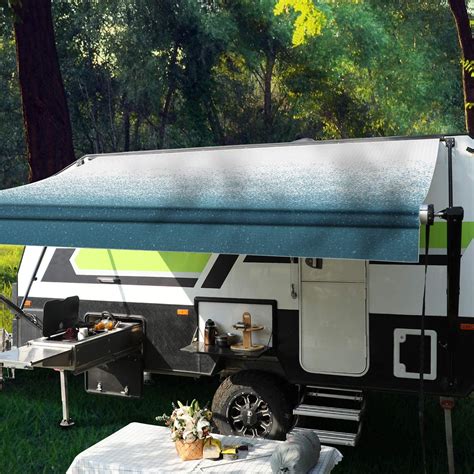 Roof Waterproof Camper Awning Replacement Fabric Rv Awning Shade