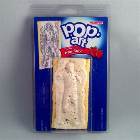 Star Wars Pop Tarts Pop Art With Frosted Han Solo Are