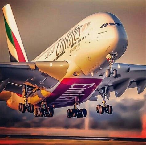 Emirates A 380 At Melbourne Airport Boeing Aircraft Aviation