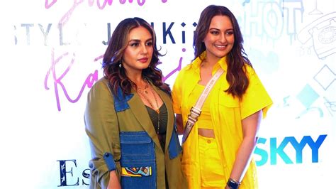 Huma Qureshi And Sonakshi Sinha At The Launch Event Of Too Hot To Be Bectic Lehren Tv Youtube