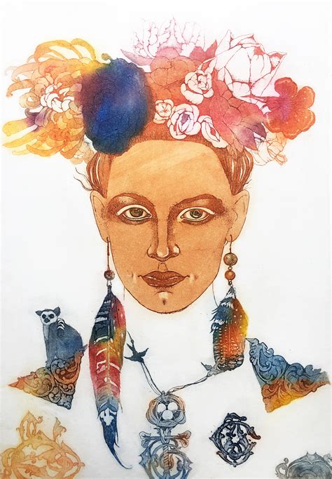 Buy Bird Lady Painting By Gražvyda Andrijauskaitė