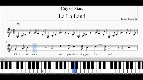 Check out my piano cover of city of stars by la la land. La La Land - City of Stars | Easy Piano Tutorial (Sheet ...