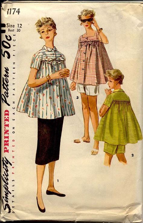 1950s Maternity Separates Pattern Simplicity 1174 By Cynicalgirl 12