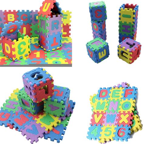 4.6 out of 5 stars. 36PCS/Set Alphabet Numerals Baby Kids Play Mat Educational ...