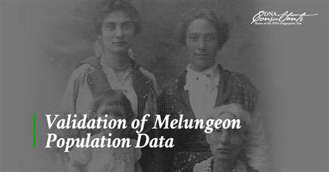 Validation Of Melungeon Population Data Dna Consultants