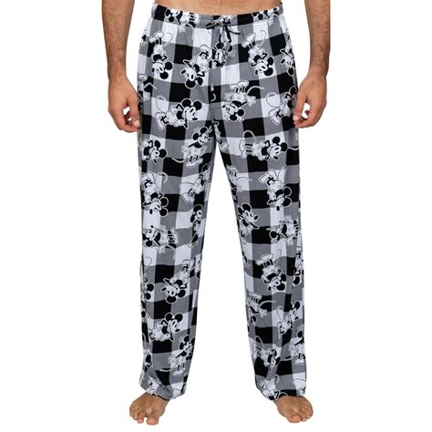 Disney Disney Mens Pants Fun Print Pajama Lounge Pants Joggers White
