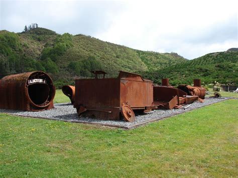 Rimutaka Incline Locomotive Remnants On Display In The Summit Yard