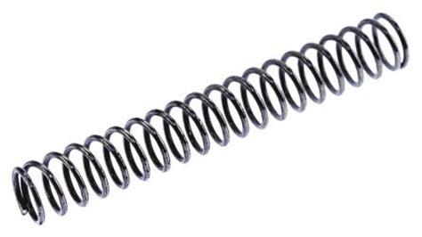 Les propriétés mécaniques du ressort de compression. compression spring - steel (0.2 x 2.5 x 26 mm)