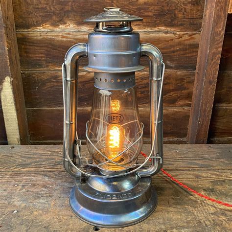 Unfinished Dietz Electric Lantern Red Cord Lamp Co