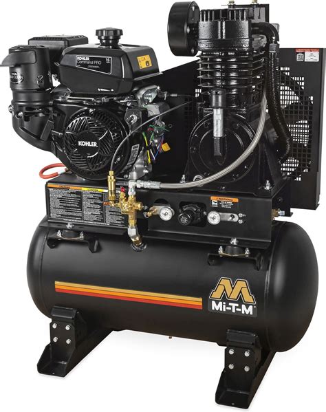 Mi T M Abs 14k 30h 30 Gallon Two Stage Gasoline Air Compressor