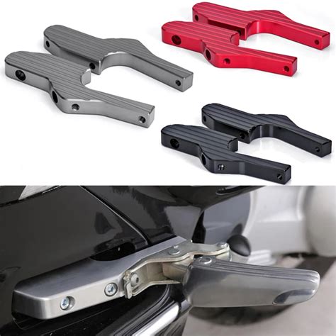 New Passenger Foot Peg Extensions Extended Footpegs For Vespa Gt Gts