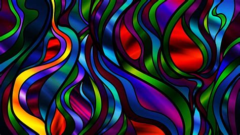 Hd Wallpaper Pattern Modern Art Graphics Design Colors Colorful