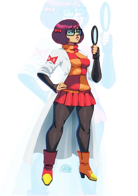 Android And Velma Dace Dinkley Dragon Ball And More Drawn By Tovio Rogers Danbooru