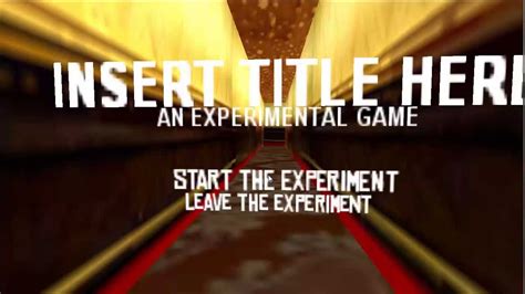 Insert Title Here An Experimental Game 1 YouTube
