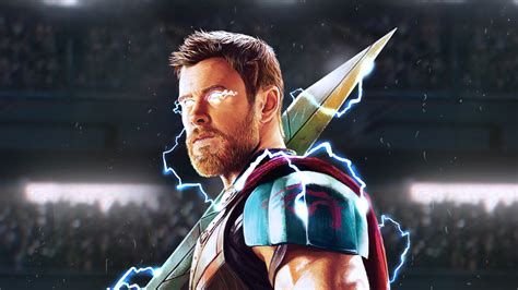 Download 1920x1080 Wallpaper Thor God Of Thunder Artwork