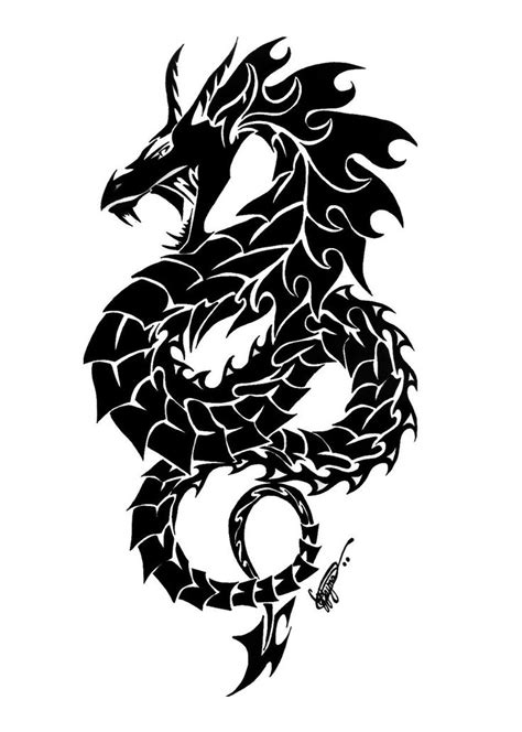 23 Best Japanese Dragon Tribal Tattoo Images On Pinterest Dragon